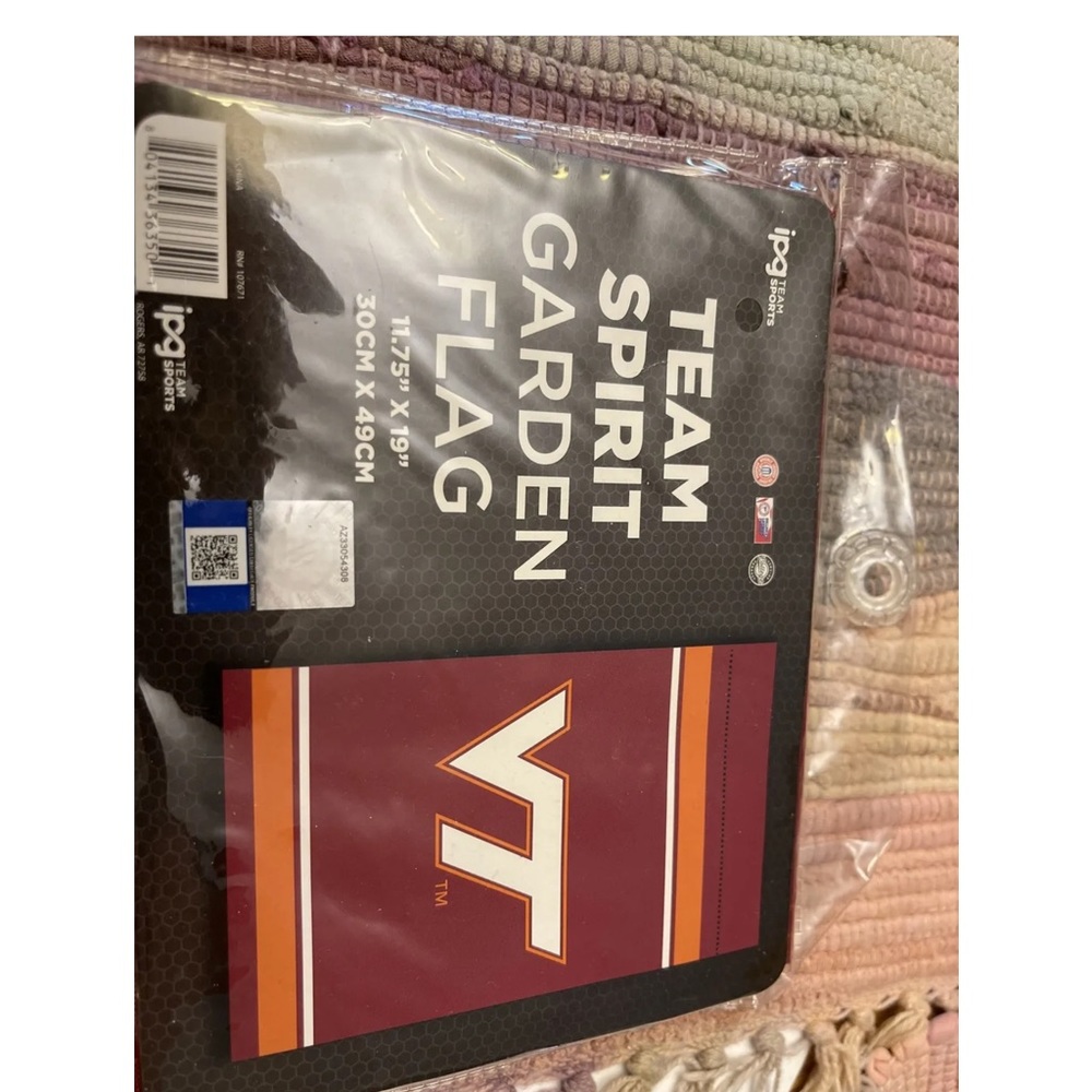 Virginia tech Hokies garden flag